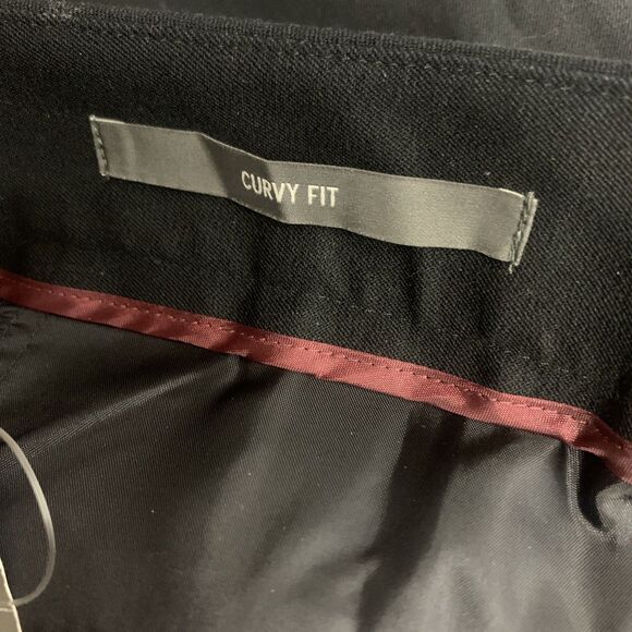 Eddie Bauer Pants Womens 20W Black StayShape Twill Curvy Fit Dress Work NWT - Picture 8 of 9